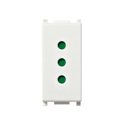 Presa 10ax plana bianco - Vimar