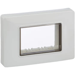 Vimar - 0R14943.01 Calotta da parete IP55, 3 moduli Eikon, Arké e Plana, con viti, per scatole da incasso 3 moduli, bianco