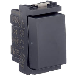 Vimar - 0R16005 Idea Deviatore elettrico a muro 1P 16AX grigio