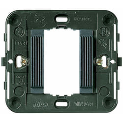 Vimar - 0R17081 Idea Supporto per scatole da incasso rotonde 1M con griffe grigio