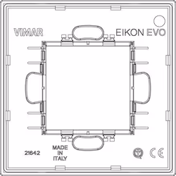 Vimar 21642.01 Placca copripresa e copri interruttori Alluminio - Vista aggiuntiva 3
