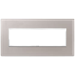 Vimar 21657.73 Placca copripresa e copri interruttori Grigio
