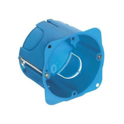 Vimar - scatola da incasso rotonda per pareti leggere colore azzurro v71701