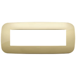 Vimar 19687.27 Placca copripresa e copri interruttori Oro
