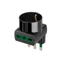 Vimar 0A00312 adattatore per presa di corrente Tipo L (IT) Nero