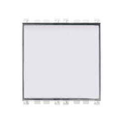Vimar - Arke pulsante portanome 1P 10A bianco 19050.B