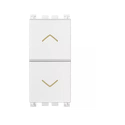 Vimar - Pulsanti interbloccati arkè 1p no + 1p no 10a bianco - 19062.b