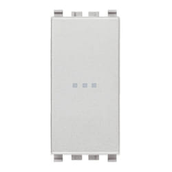 Vimar - Pulsante Eikon Next assiale 1P no 10A illuminabile 20108.N