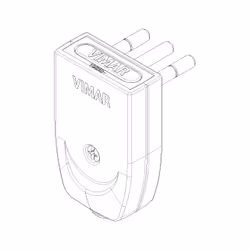 Vimar 00203.B presa elettrica S11 Bianco 2P - Vista aggiuntiva 4