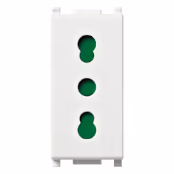 Vimar 14203.AB, 1 modulo/moduli, Bianco, IP20, CE, IMQ, EAC, Certificato NOM, Direttiva RAEE, 250 V, 16 A