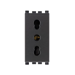 Vimar - 0R19203 Presa 2P+T 16A P17/11, Nero