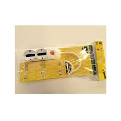 Vimar - multipresa 2schuko+4bipasso+cavo 3mt+interruttore fp00521.l.b