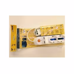 Presa multipla 2P+T 16A 250V - 2 uscite SICURY universali (per eurospine 2P 2.5A , spine 2P e 2P+T 10A e 16A standard italian ...