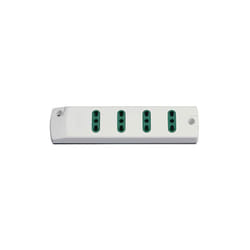 Vimar - FP00404.B Presa mobile multipla 2P+T 16 a 250 v, con 4 uscite Bpresa sicury standard italiano tipo P17/11, fornita senza cavo, bianco