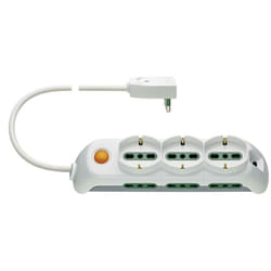 Vimar - presa 3 universale+6p17/11+spb17+interruttore fp00531.x.b