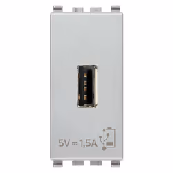 Vimar 20292.N, Argento, CE, IMQ, EAC, Certificato NOM, UKCA, RoHS UAE, Esperto elettrotecnico, Direttiva RAEE, 50/60 Hz, 1 pz