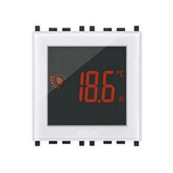 Vimar - termostato touch 2 moduli 120-230v color bianco 02950.b