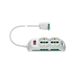 Vimar - multipresa universale 2p&43t 10 a 250 con interruttore automatico e spina orientabile colore bianco fp00527.c.b