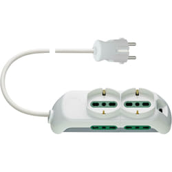 Presa 2 universale+4p17/11 + s fp00520.ck.b - Vimar