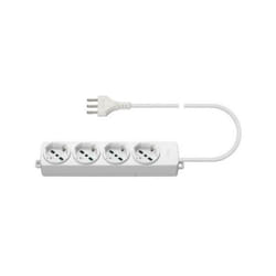 Vimar - presa multipla 4 universale &43 cavo colore bianco 01292.cc.b