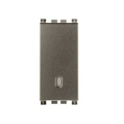 Vimar - arke' metal interruttore illuminabile 1p 16ax 1 modulo in plastica colore alluminio 19001.m