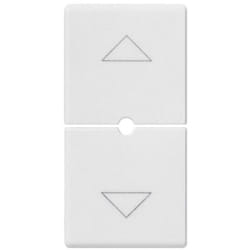 Plana 2 mezzi tasti 1m simboli frecce bianco 14755.2 - Vimar