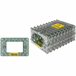 Vimar 0T14613 Plana Supporto 3 moduli, con viti, per scatole 3 moduli, 10 pezzi