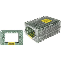 Vimar - Plana 0T14613 Supporto 3 moduli, con viti, per scatole 3 moduli, 10 pezzi