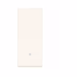 Invertitore Vimar Linea 1P 10AX allineato bianco - 30012.B Invertitore 1P 10 AX 250 V~ allineato illuminabile, tasto sostitui ...