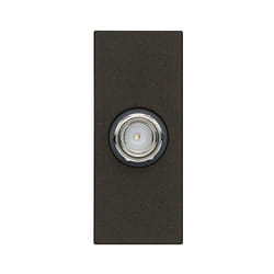 Vimar - Presa coassiale tv con connettore Tipo f Linea Nera 30318.G
