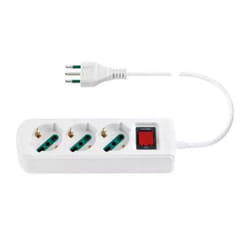 Multipresa Vimar 3 prese universali + s11 + cbe bianco - 0r00637.cc.b