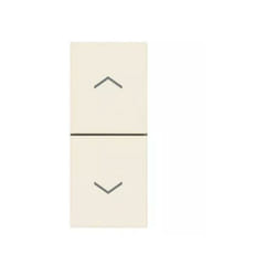 Vimar - Due pulsanti interbloccati linea 1p no + 1p no 10a canapa - 30062.c