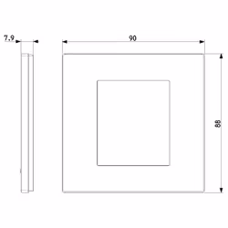 Vimar 30642.01 Placca copripresa e copri interruttori Beige