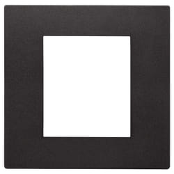 Vimar 30642.02 Placca copripresa e copri interruttori Nero