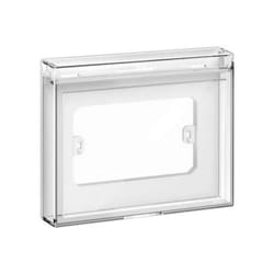 Vimar - Calotta ip44 3 moduli portello trasparente - 14923