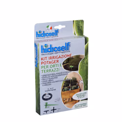 Hidroself Kit microirrigazione fino a 8 gocciolatori, 5 m, Nero, Verde, 3 pz