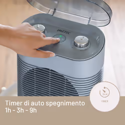 Imetec Termoventilatore Silent Power Protection, Silenzioso, Timer spegnimento programmabile, 2100 W - Vista aggiuntiva 5