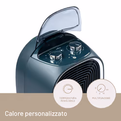 Imetec Silent Power Pure, Termoventilatore silenzioso con ionizzatore e timer di autospegnimento, Stufetta Elettrica, 2100 W, funzione antigelo, temperatura regolabile, 4 funzioni - Vista aggiuntiva 6