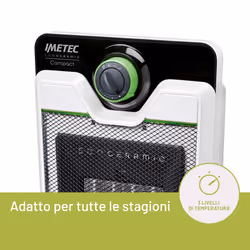 Imetec Termoventilatore Eco Ceramic, Tecnologia Ceramica, Basso Consumo Energetico, Silenzioso - Vista aggiuntiva 4