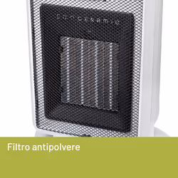 Imetec Termoventilatore Eco Ceramic, Tecnologia Ceramica, Basso Consumo Energetico, Silenzioso - Vista aggiuntiva 5