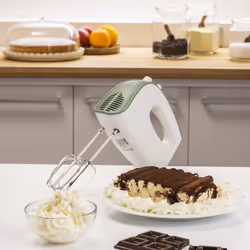 Imetec Sbattitore elettrico Crea&Crema, Fruste extralunghe, Ganci acciaio inox, 5 velocità, Funzione turbo, 500 W - Vista aggiuntiva 6