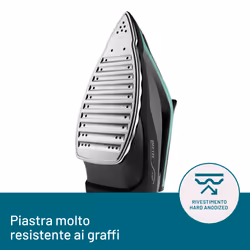 Imetec Onda P1 Ferro da Stiro Generatore di Vapore, Piastra a Onde Scorrevole Brevettata, 2400W, Colpo Vapore 300 g, Serbatoio 2,5L, 3 Filtri con Ioni di Argento, Tecnologia No Stop Vapor - Vista aggiuntiva 8