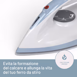 Imetec Rapidvapor Ferro da Stiro Generatore di Vapore, Piastra Fluid Ceramic a Rapido Riscaldamento, Leggero, Sistema di Pulizia Calc Clean, Colpo Vapore 240 g, 2400 W, 5 Bar Pump - Vista aggiuntiva 4