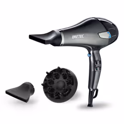 Imetec Salon Expert P5 3600, AC, Nero, Grigio, Monocromatico, Plastica, Anello di sospensione, 3 m
