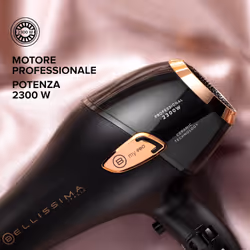 Bellissima Imetec Ceramic P5 3800, Asciugacapelli Professionale Per Capelli Morbidi e Luminosi, Tecnologia Ceramica, Potenza 2300 W, Ionizzatore, Diffusore e Convogliatore Ceramico - Vista aggiuntiva 4