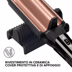 Bellissima My Pro Imetec Beach Waves Gt20 400 Piastra Per Capelli Per Onde Larghe E Strette, Rivestimento In Ceramica, Temperatura Regolabile 160 C°- 200°C - Vista aggiuntiva 4