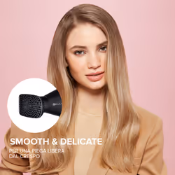 Bellissima Imetec Creativity 4 You, Asciugacapelli Professionale, 4 Accessori, Diffusore, Controllo Intelligente della temperatura, Ion Technology, Beauty Bag, 2 velocità, 3 temperature, 1800 W, Nero - Vista aggiuntiva 5