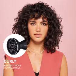 Bellissima Imetec Creativity 4 You, Asciugacapelli Professionale, 4 Accessori, Diffusore, Controllo Intelligente della temperatura, Ion Technology, Beauty Bag, 2 velocità, 3 temperature, 1800 W, Nero - Vista aggiuntiva 6