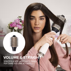 Bellissima Imetec Air Wonder, Spazzola Ad Aria Calda, Tecnologia A Ioni, Spazzole Rivestite In Ceramica E Cheratina, Asciuga, Dona Volume, 8 Accessori, 1000 W - Vista aggiuntiva 5