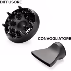 Bellissima P7 3200 Asciugacapelli, Motore Professionale, 2100 Watt, Ionizzatore, 2 Velocità, 3 Temperature, Diffusore per Ricci, Colpo Aria Fredda, Leggero, Custodia da Viaggio, Fermacavo - Vista aggiuntiva 6